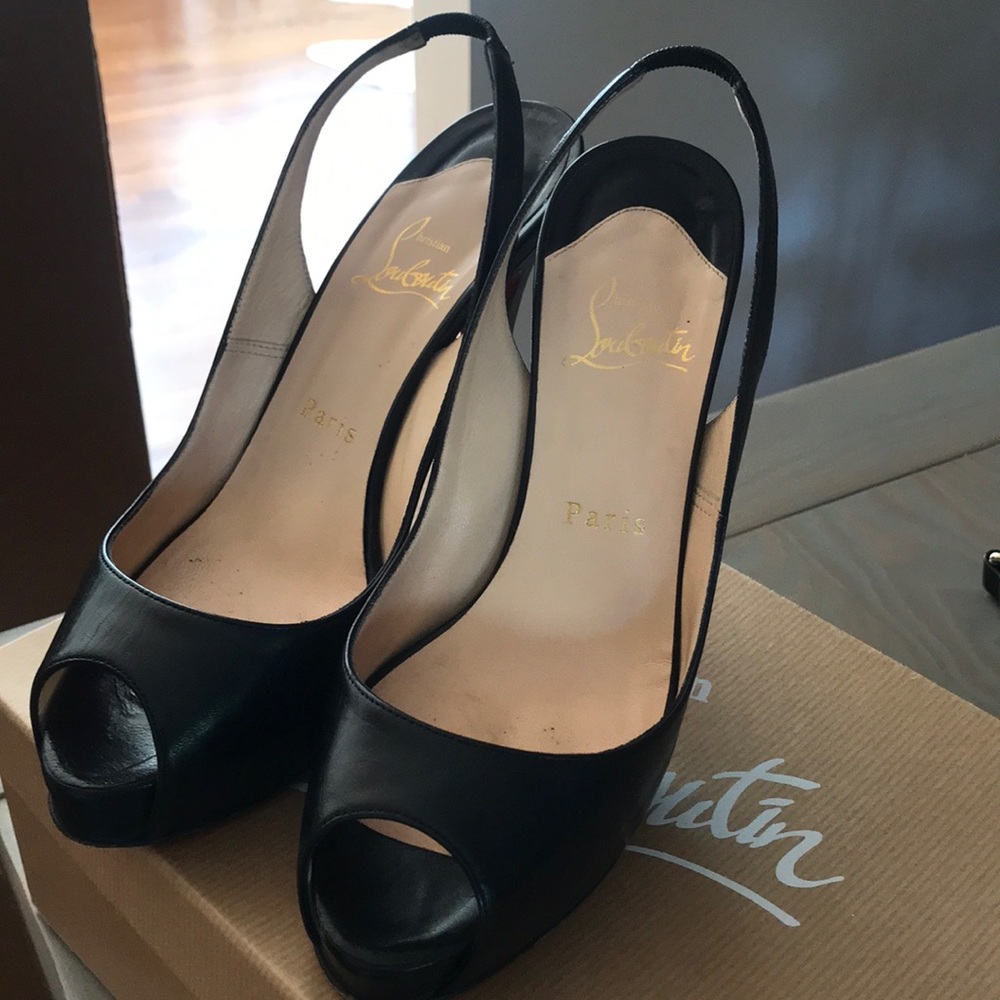 Christian Louboutin N Prive 120KID Black size 37